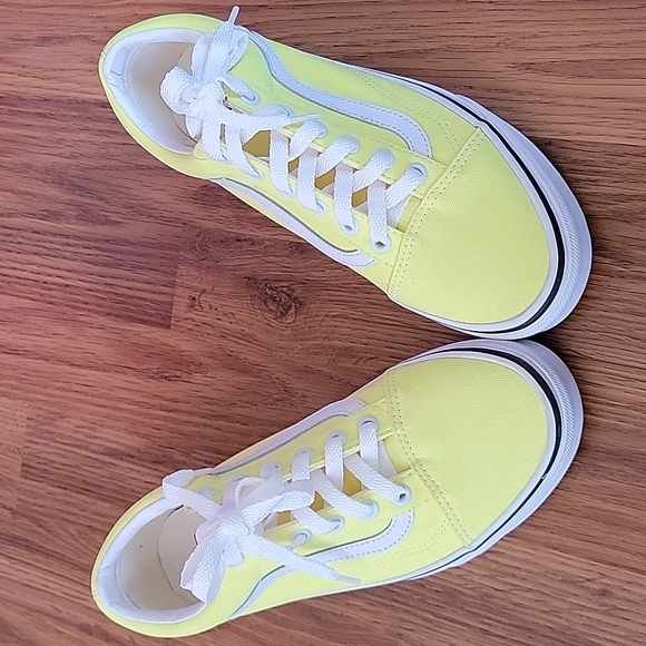 Neon Yellow Vans - Picture 2 of 8